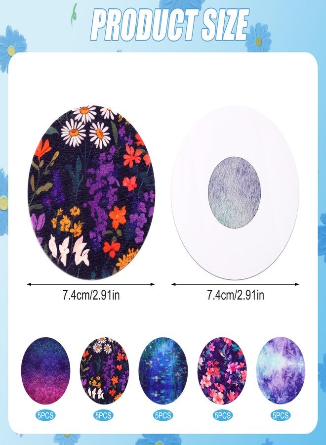 XIHIRCD 25 قطعة من أغطية مستشعرات جهاز مراقبة الجلوكوز المستمر (CGM)، مصنوعة من قماش غير منسوج مقاوم للماء، متوافقة مع أجهزة Libre 2 أو Libre 3. - Image 2